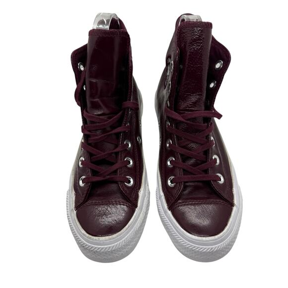 Converse Chuck Taylor All Star Crinkled Leather High Top Sneaker 557939C size 6 - Picture 4 of 9